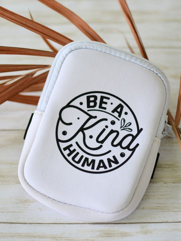 Be A Kind Human Tumblr Mug Pouch